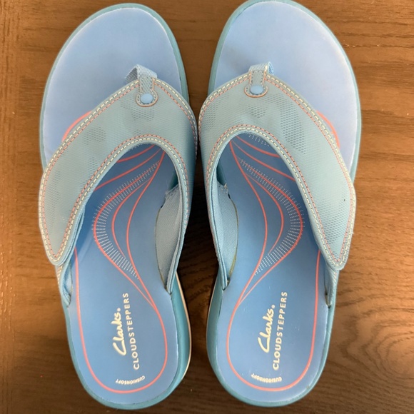 Clarks‎ Women's Glide Post Flip Flop Size US 10 M - Picture 4 of 7